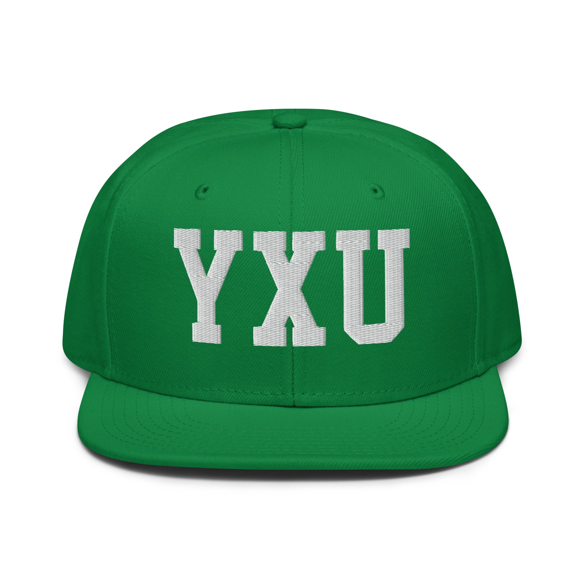 College-Style Wool-Blend Snapback Hat • White • YXU London • YHM Designs - Image 18