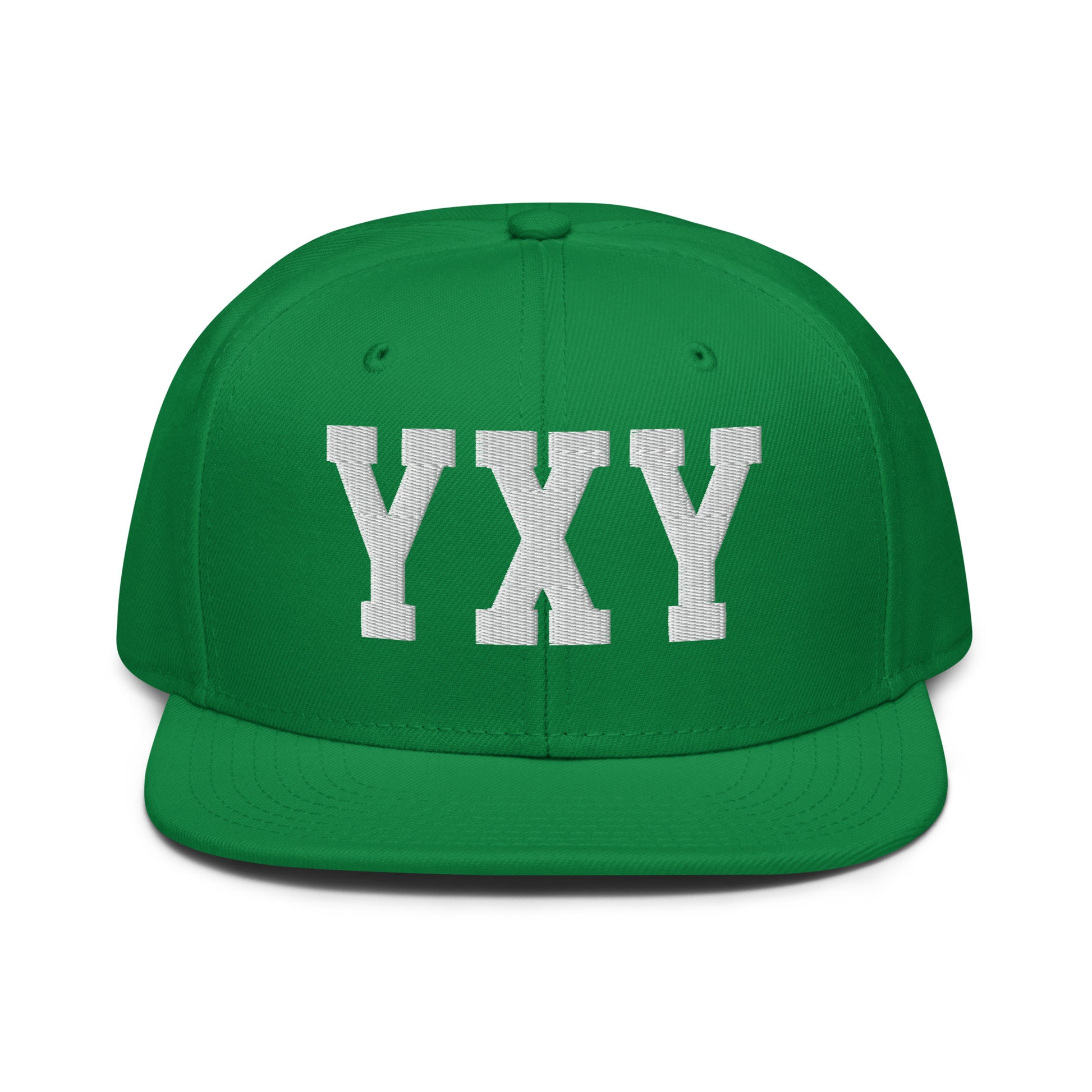 College-Style Wool-Blend Snapback Hat • White • YXY Whitehorse • YHM Designs - Image 18