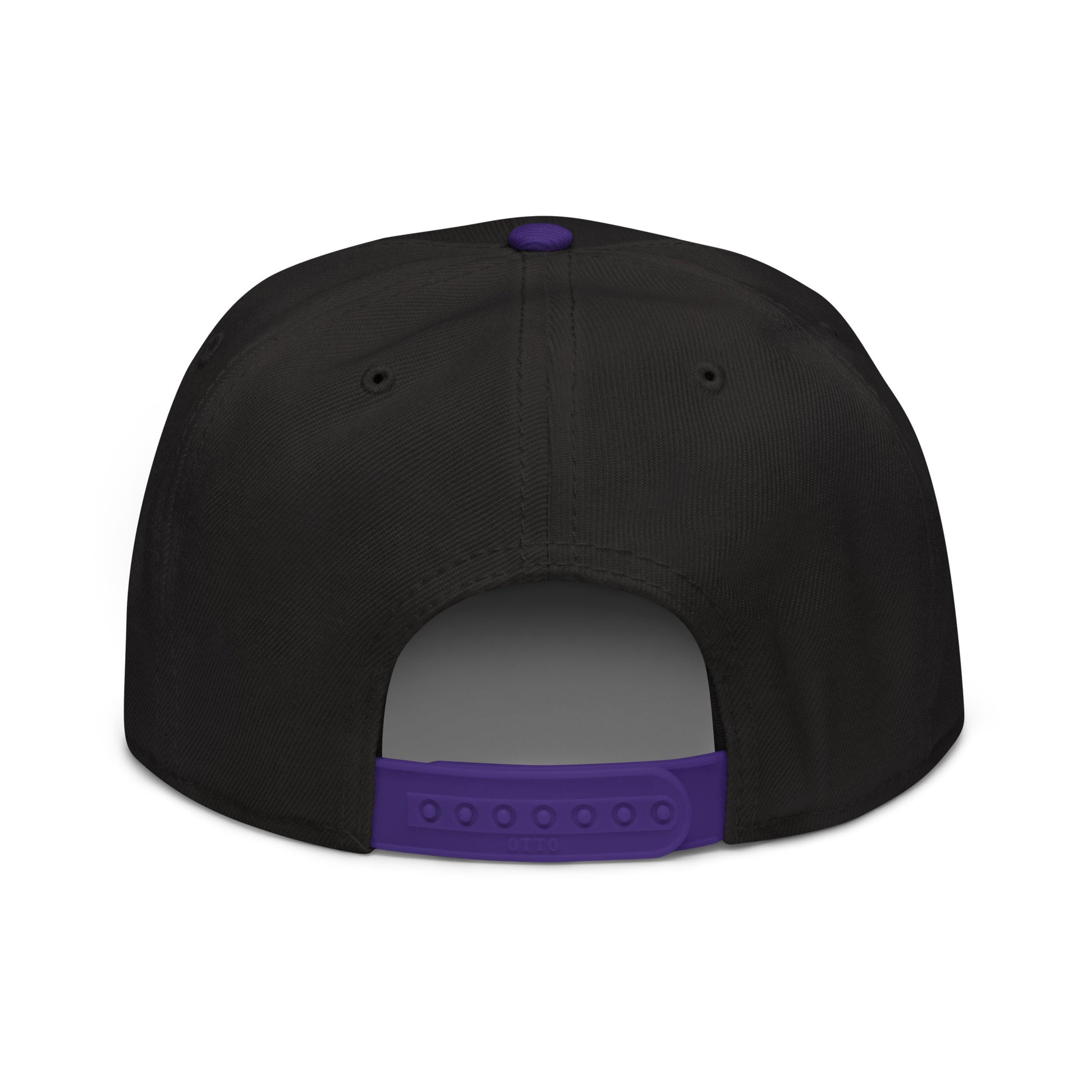 College-Style Wool-Blend Snapback Hat • Purple • ZRH Zurich • YHM Designs - Image 08