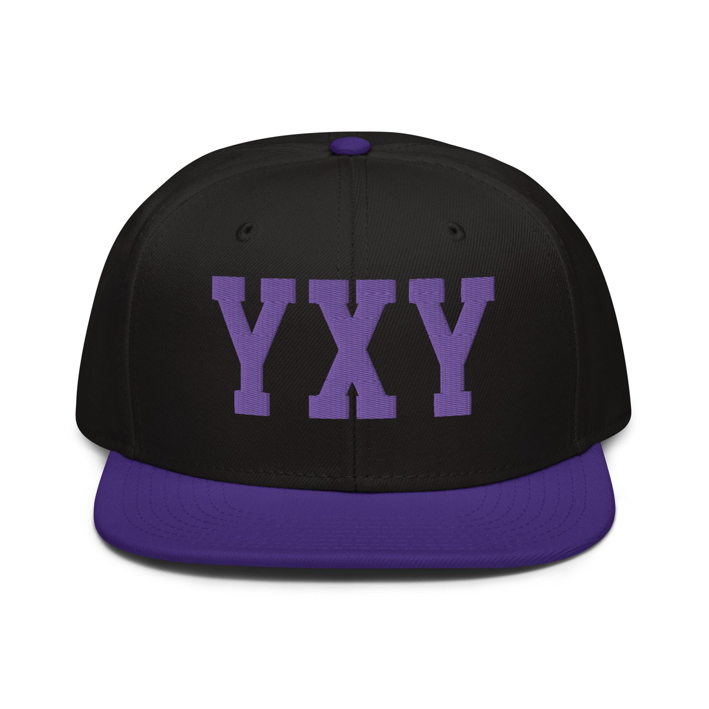 College-Style Wool-Blend Snapback Hat • Purple • YXY Whitehorse • YHM Designs - Image 07