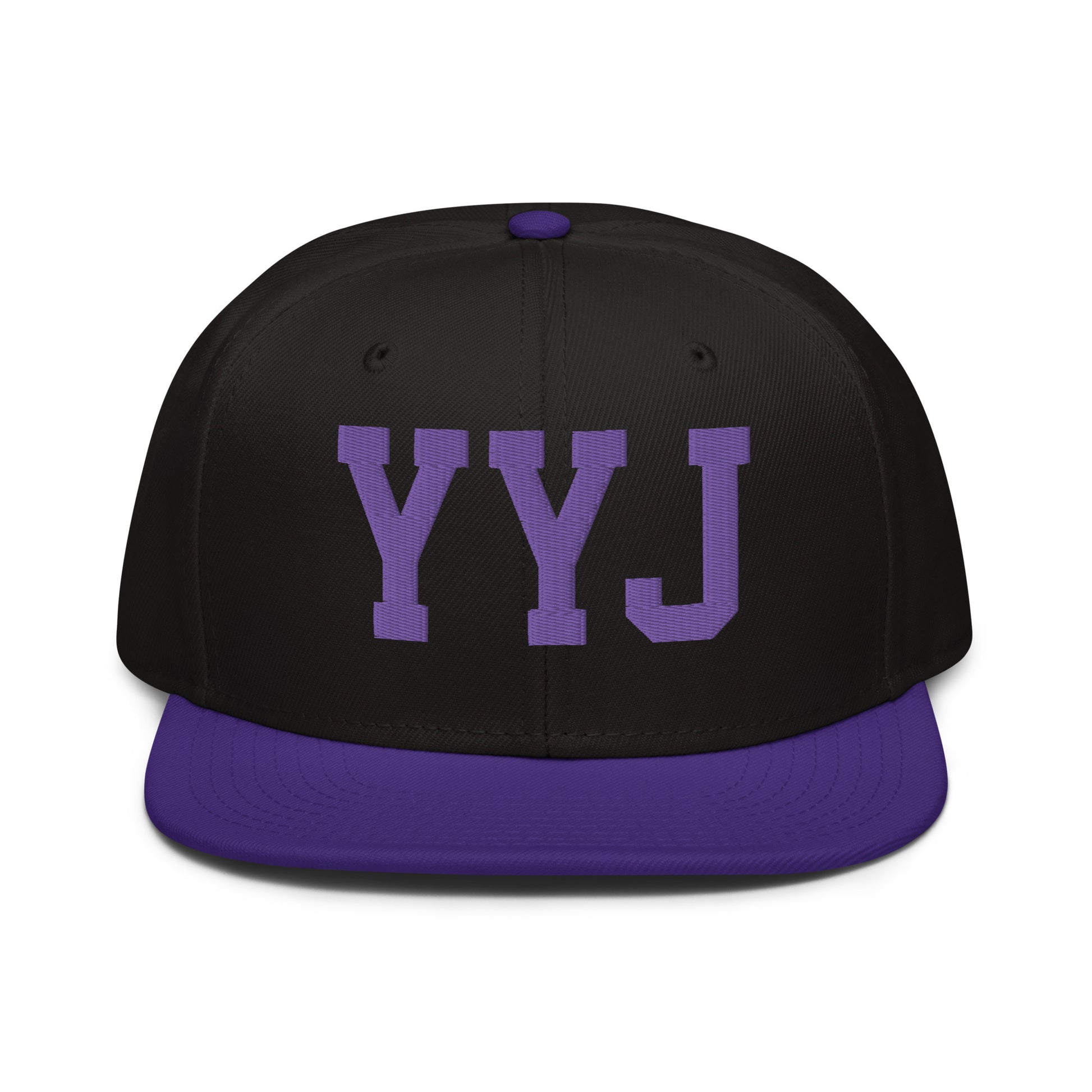 College-Style Wool-Blend Snapback Hat • Purple • YYJ Victoria • YHM Designs - Image 07