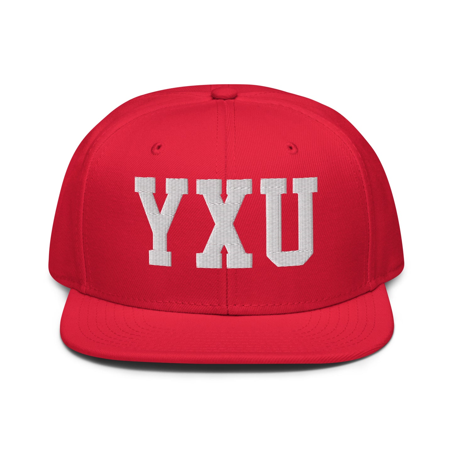 College-Style Wool-Blend Snapback Hat • White • YXU London • YHM Designs - Image 14