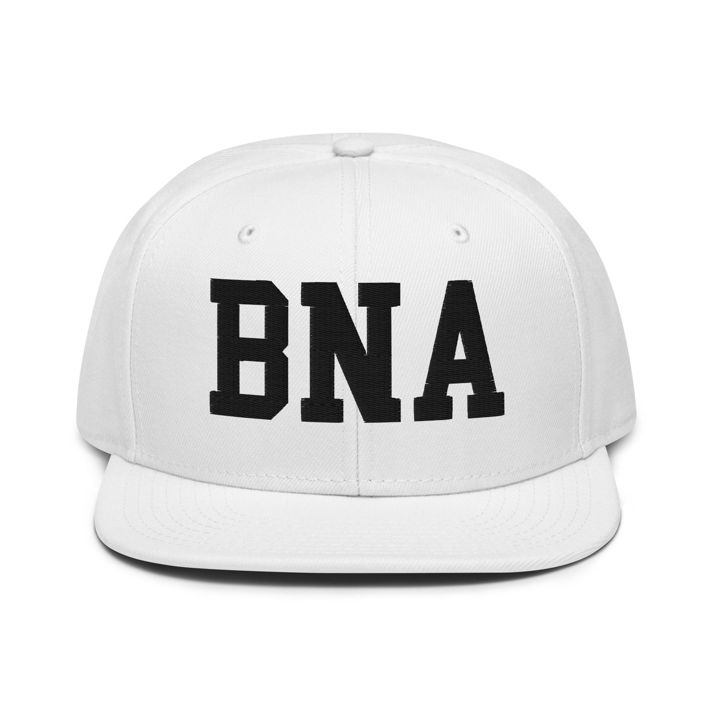 College-Style Wool-Blend Snapback Hat • Black • BNA Nashville • YHM Designs - Image 26