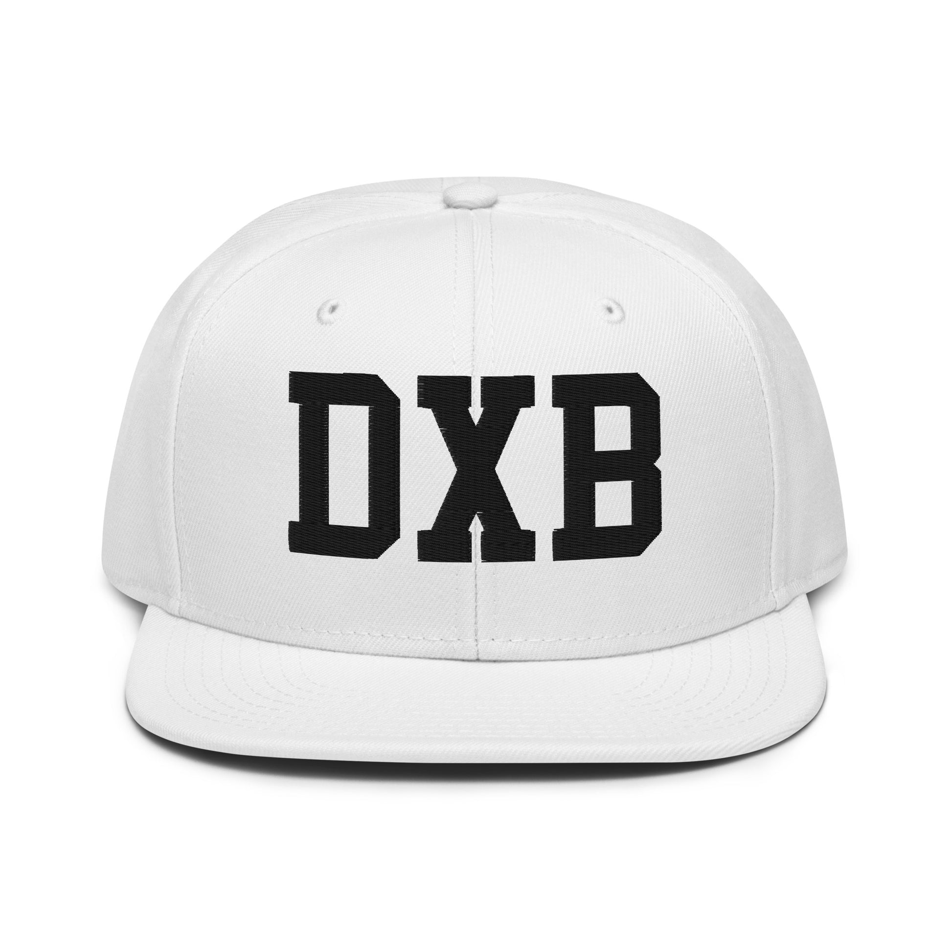 College-Style Wool-Blend Snapback Hat • Black • DXB Dubai • YHM Designs - Image 26