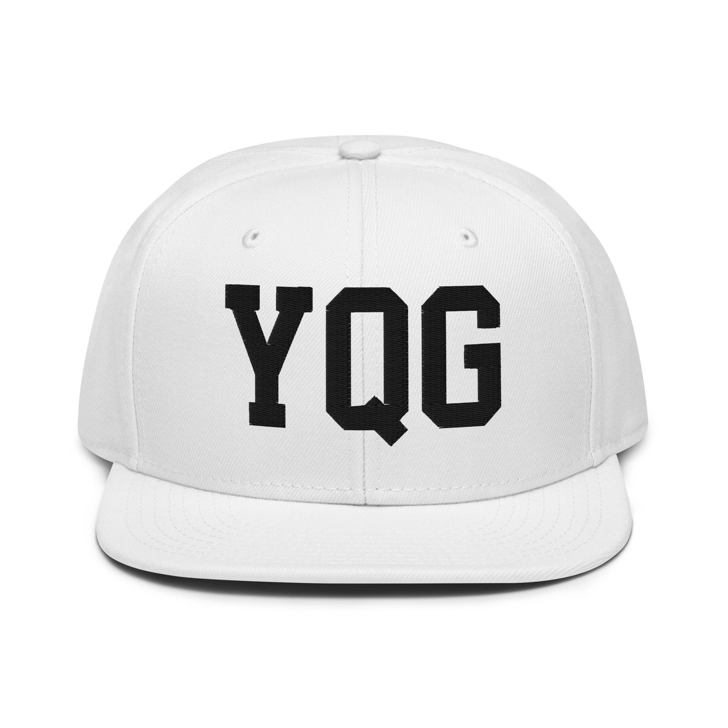 College-Style Wool-Blend Snapback Hat • Black • YQG Windsor • YHM Designs - Image 26