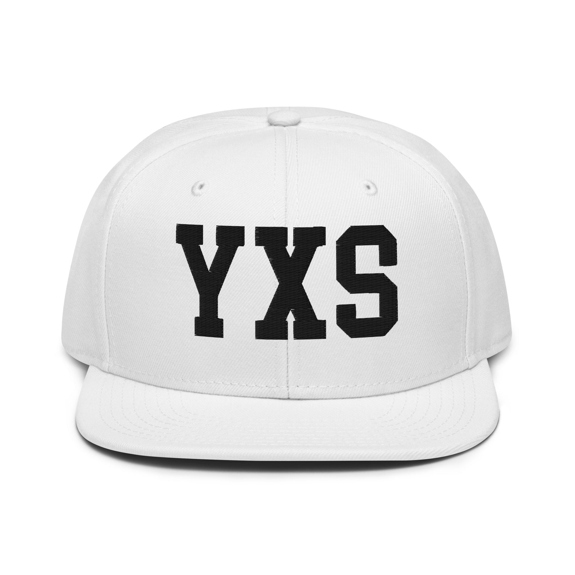 College-Style Wool-Blend Snapback Hat • Black • YXS Prince George • YHM Designs - Image 26