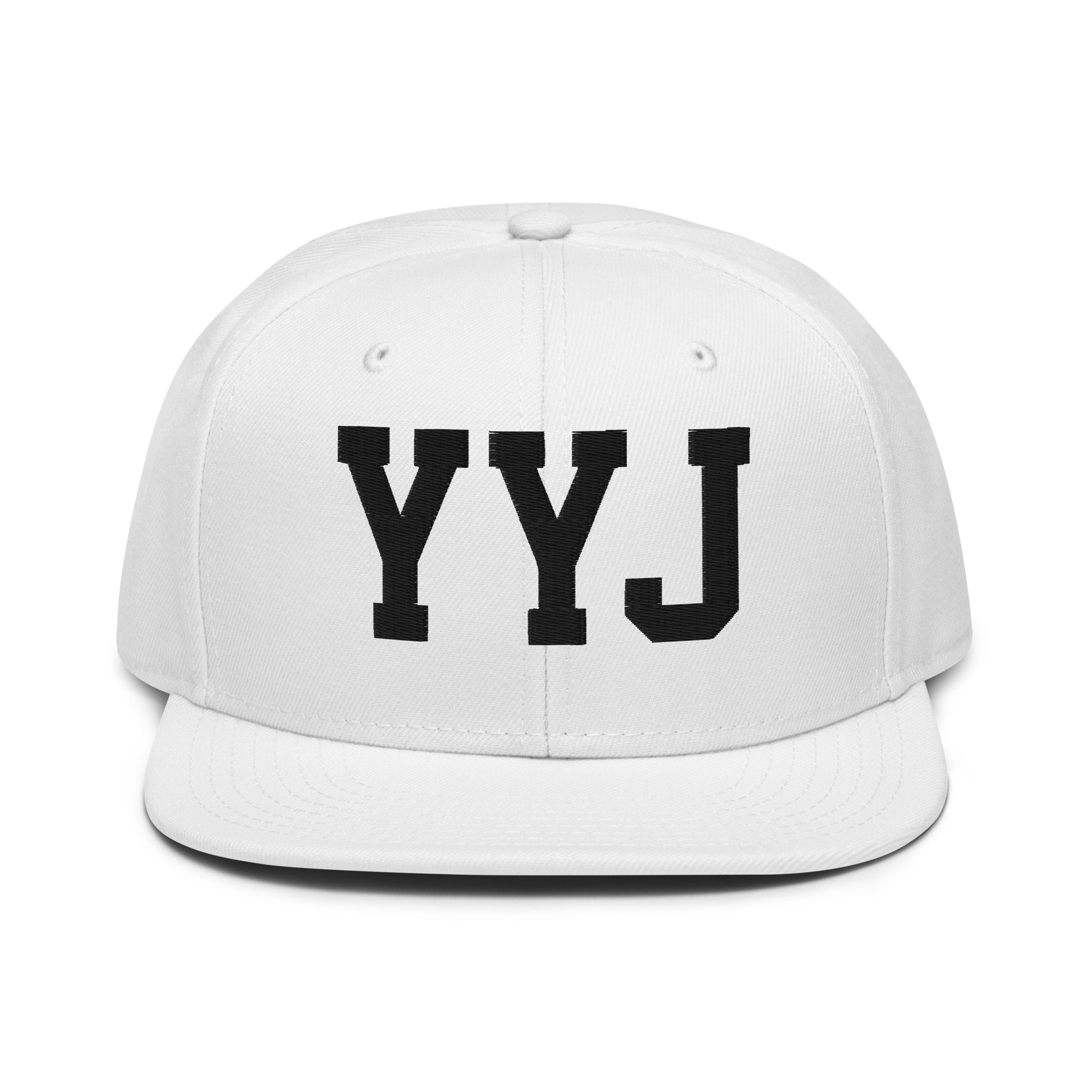 College-Style Wool-Blend Snapback Hat • Black • YYJ Victoria • YHM Designs - Image 26