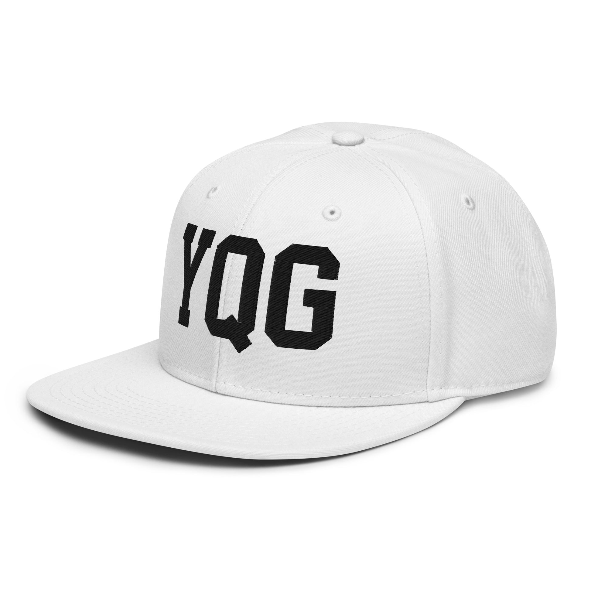 College-Style Wool-Blend Snapback Hat • Black • YQG Windsor • YHM Designs - Image 28