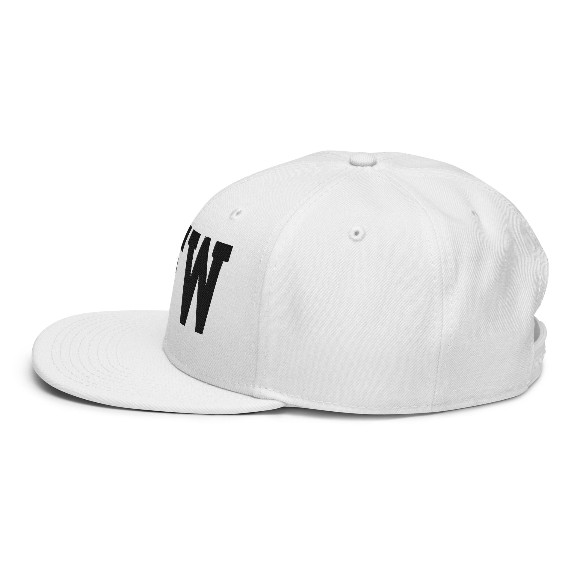 College-Style Wool-Blend Snapback Hat • Black • DFW Dallas • YHM Designs - Image 29