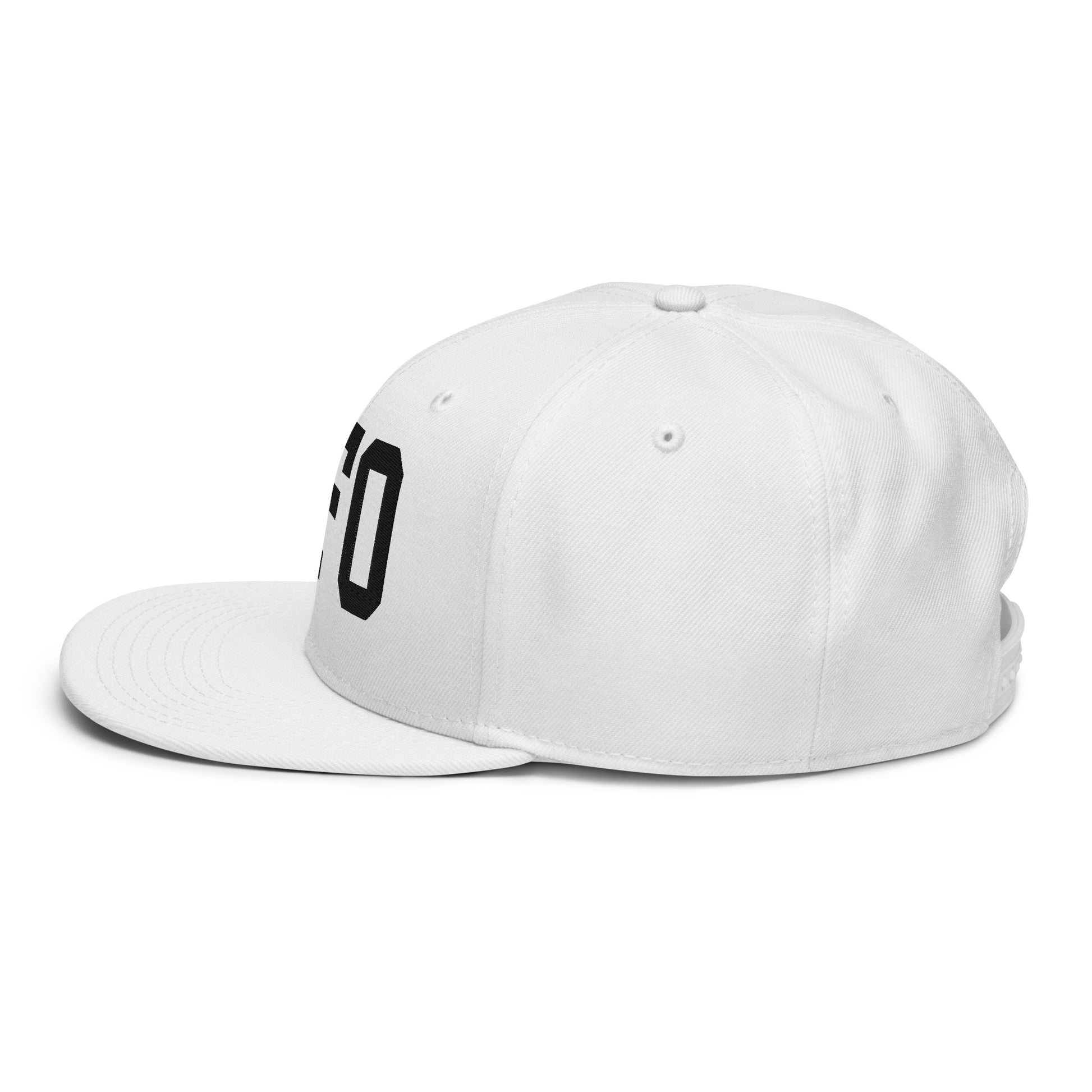 College-Style Wool-Blend Snapback Hat • Black • SFO San Francisco • YHM Designs - Image 29