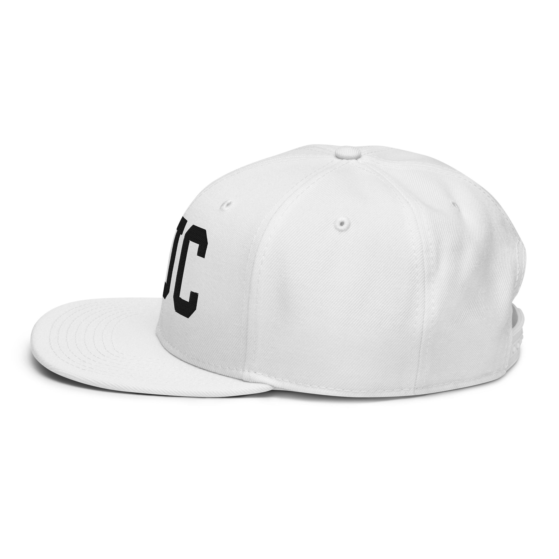 College-Style Wool-Blend Snapback Hat • Black • SJC San Jose • YHM Designs - Image 29