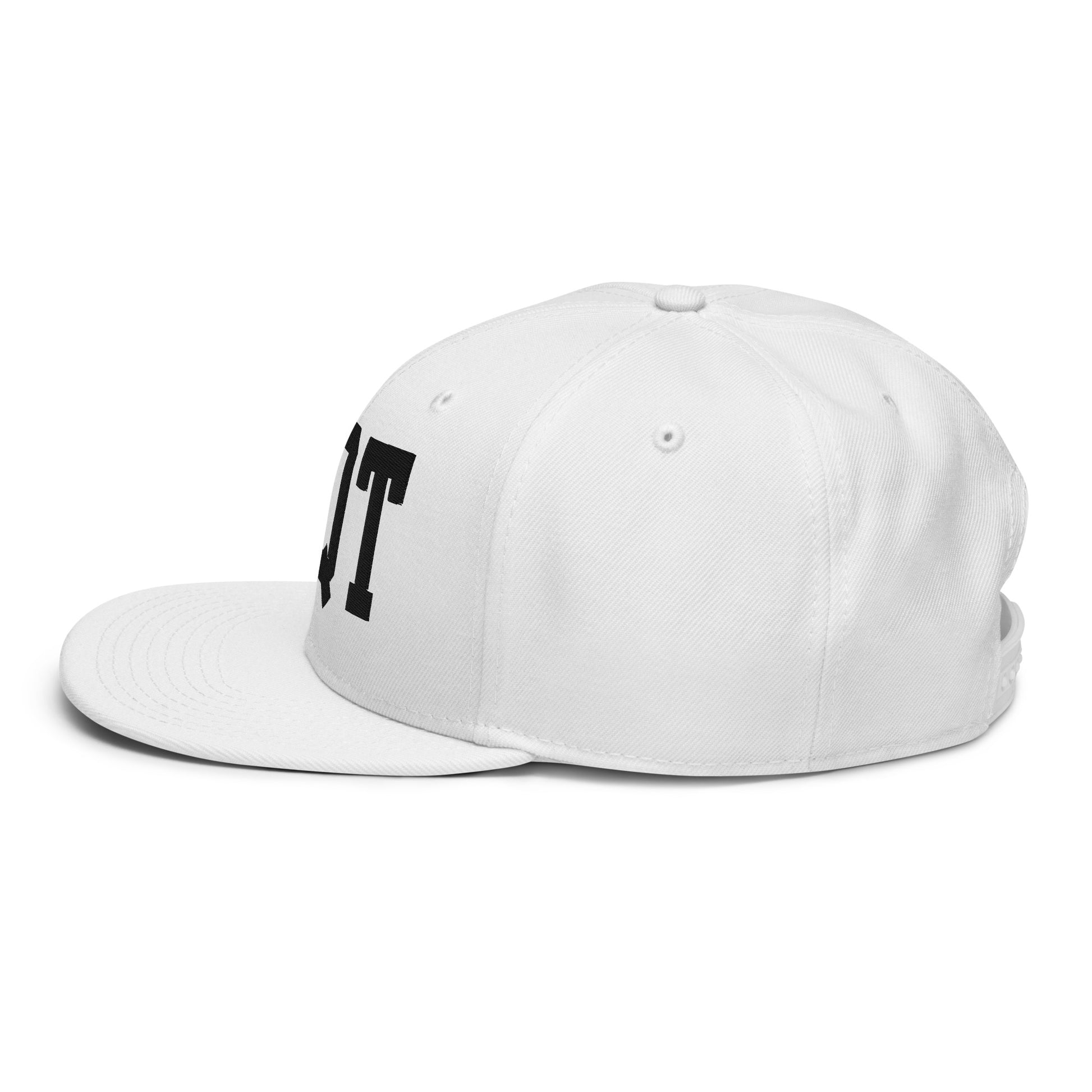 College-Style Wool-Blend Snapback Hat • Black • YQT Thunder Bay • YHM Designs - Image 29