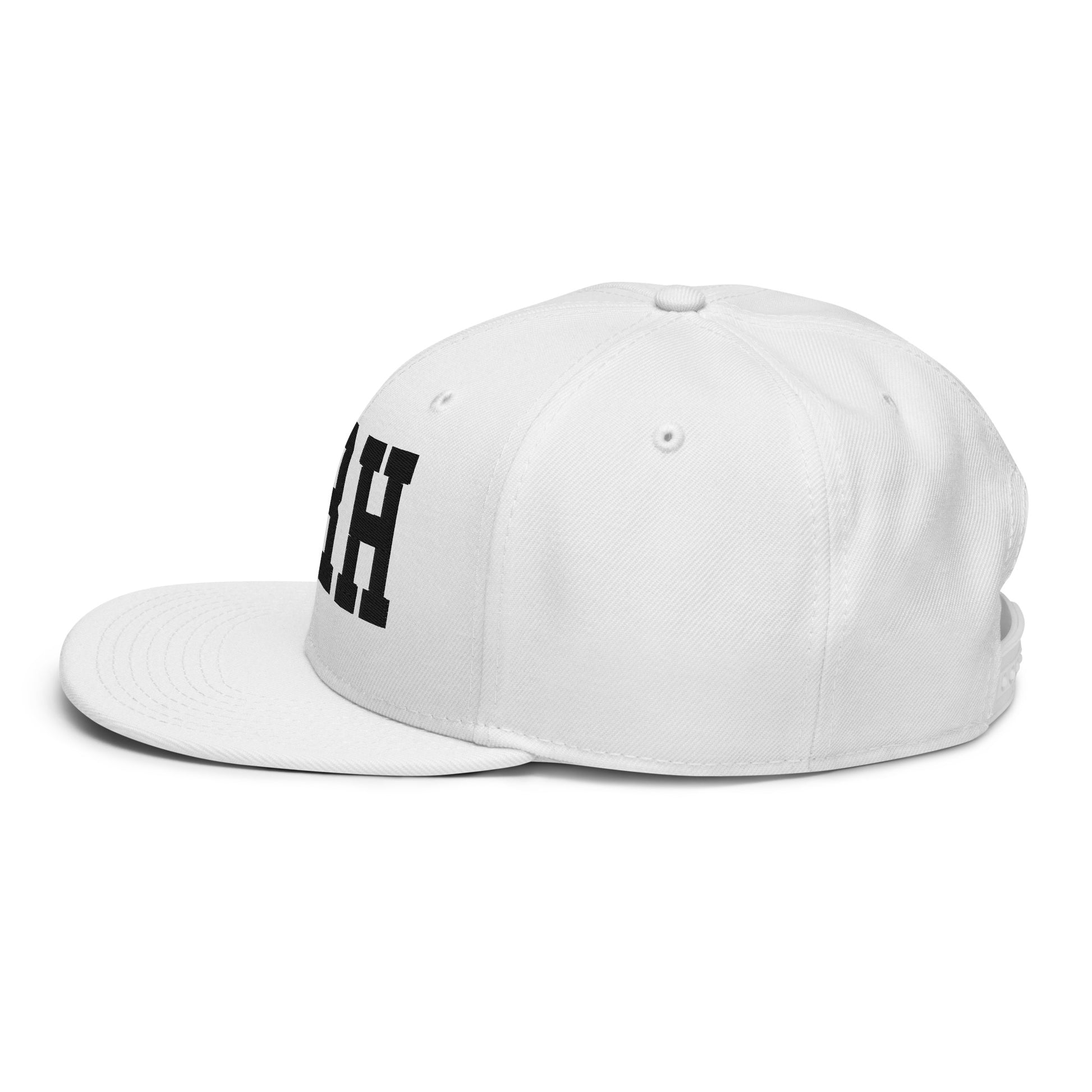 College-Style Wool-Blend Snapback Hat • Black • ZRH Zurich • YHM Designs - Image 29