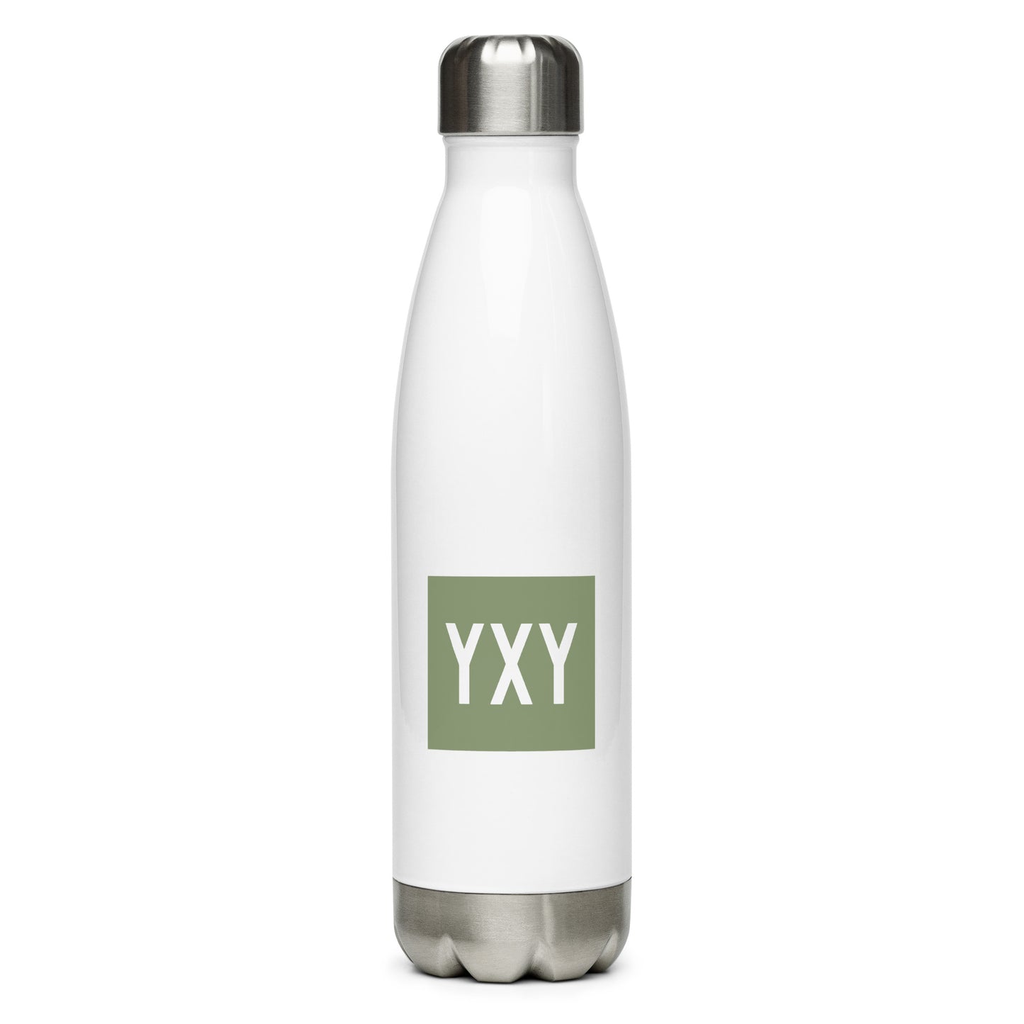 YXY Whitehorse Water Bottle • Air Force Lettering in Camouflage Green • YHM Designs - Image 01