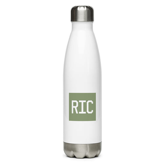 Aviation Gift Water Bottle - Camo Green • RIC Richmond • YHM Designs - Image 01