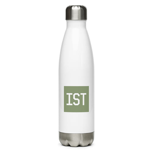 IST Istanbul Water Bottle • Air Force Lettering in Camouflage Green • YHM Designs - Image 01