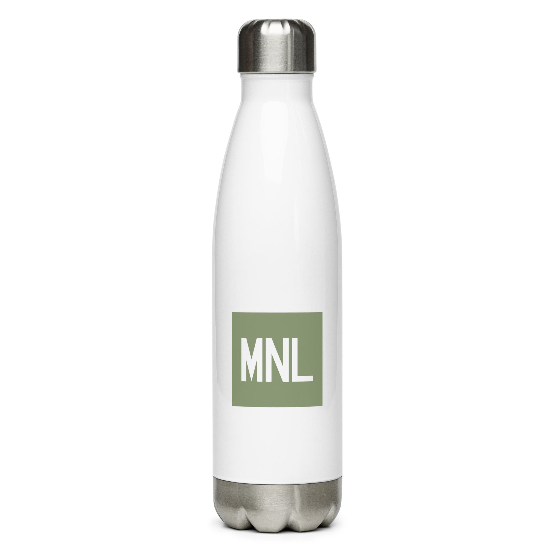 Aviation Gift Water Bottle - Camo Green • MNL Manila • YHM Designs - Image 01