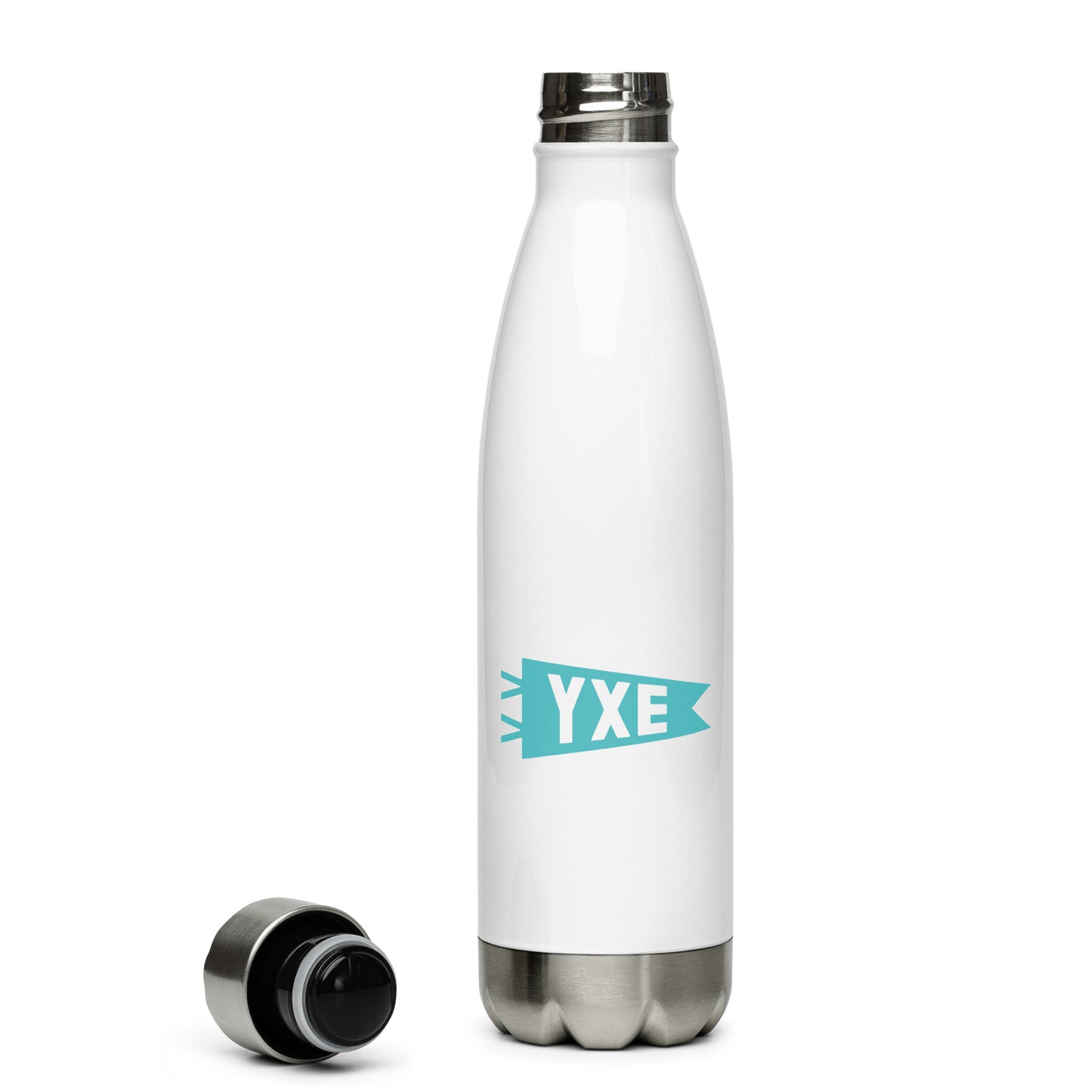 Cool Travel Gift Water Bottle - Viking Blue • YXE Saskatoon • YHM Designs - Image 05
