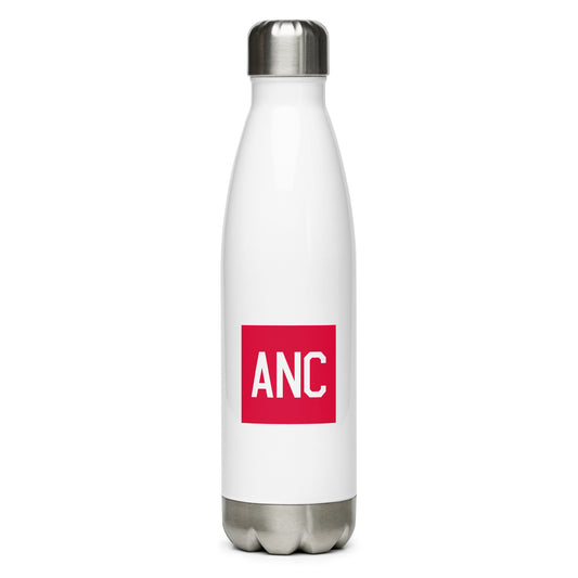 Aviator Gift Water Bottle - Crimson Graphic • ANC Anchorage • YHM Designs - Image 01