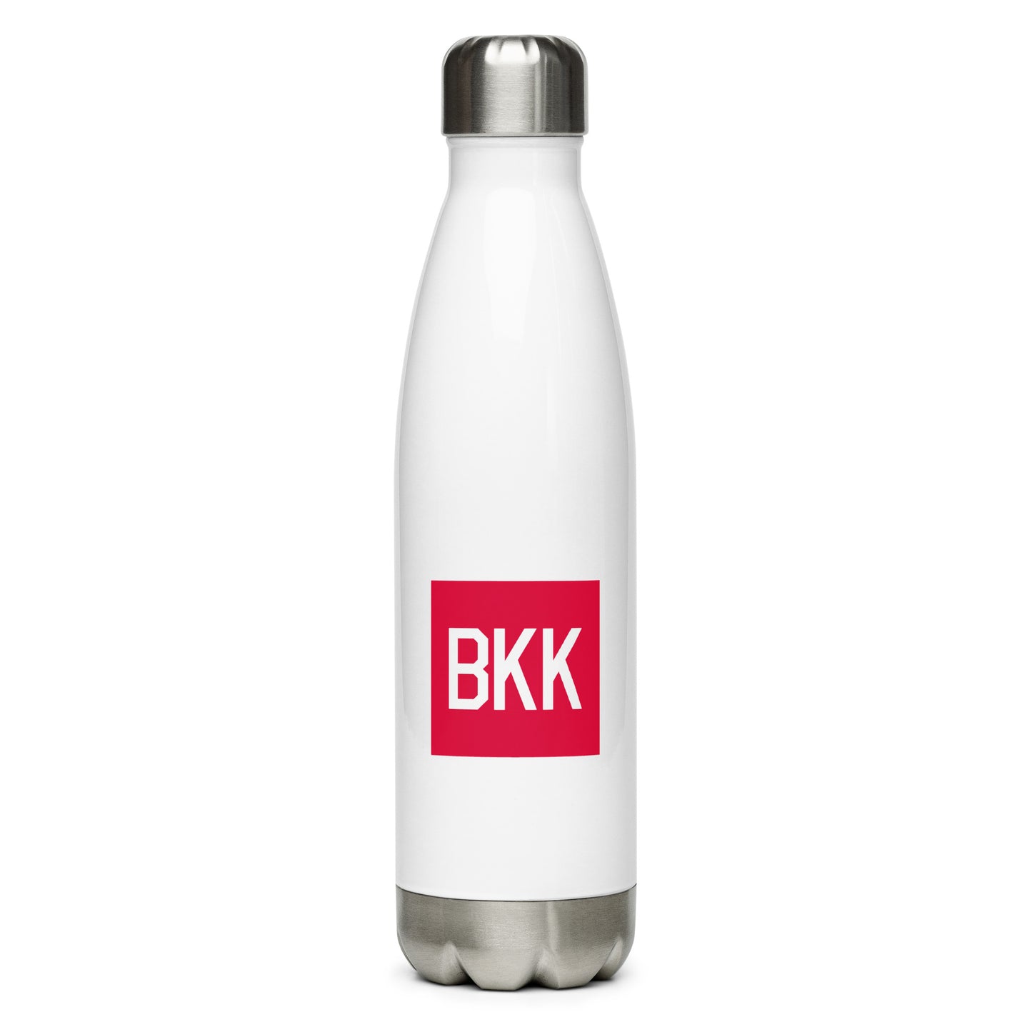 Aviator Gift Water Bottle - Crimson Graphic • BKK Bangkok • YHM Designs - Image 01