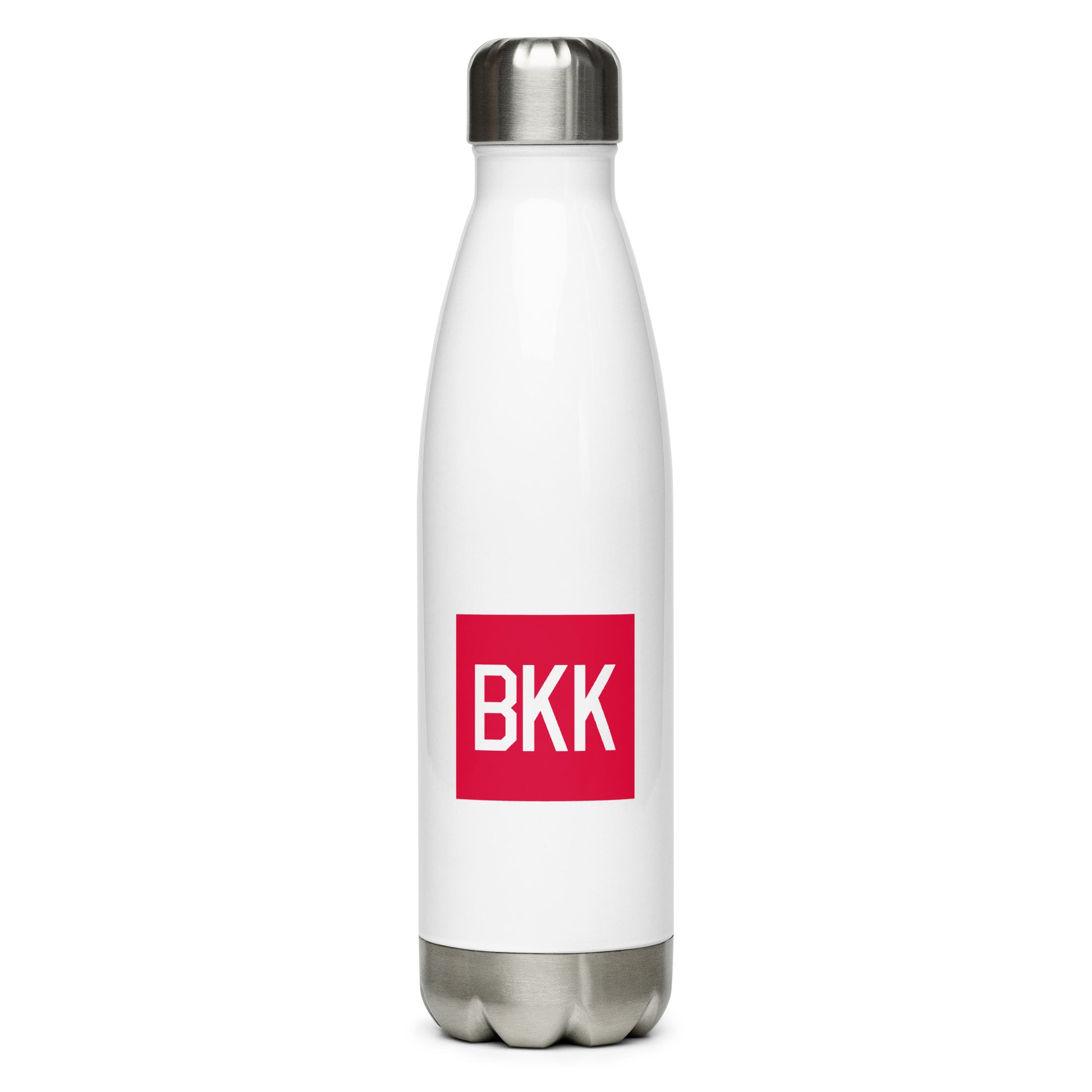 Aviator Gift Water Bottle - Crimson Graphic • BKK Bangkok • YHM Designs - Image 01