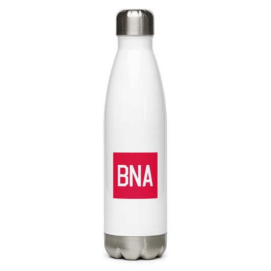 Aviator Gift Water Bottle - Crimson Graphic • BNA Nashville • YHM Designs - Image 01