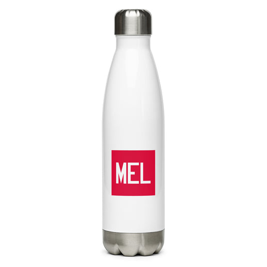 Aviator Gift Water Bottle - Crimson Graphic • MEL Melbourne • YHM Designs - Image 01