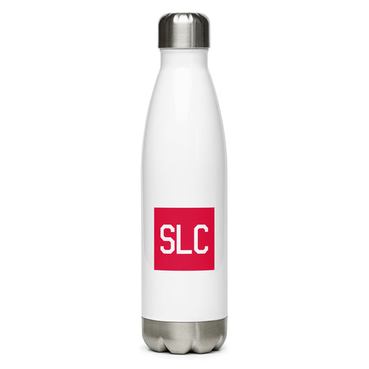 Aviator Gift Water Bottle - Crimson Graphic • SLC Salt Lake City • YHM Designs - Image 01