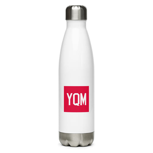 Aviator Gift Water Bottle - Crimson Graphic • YQM Moncton • YHM Designs - Image 01