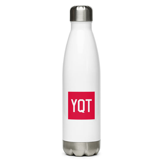 Aviator Gift Water Bottle - Crimson Graphic • YQT Thunder Bay • YHM Designs - Image 01