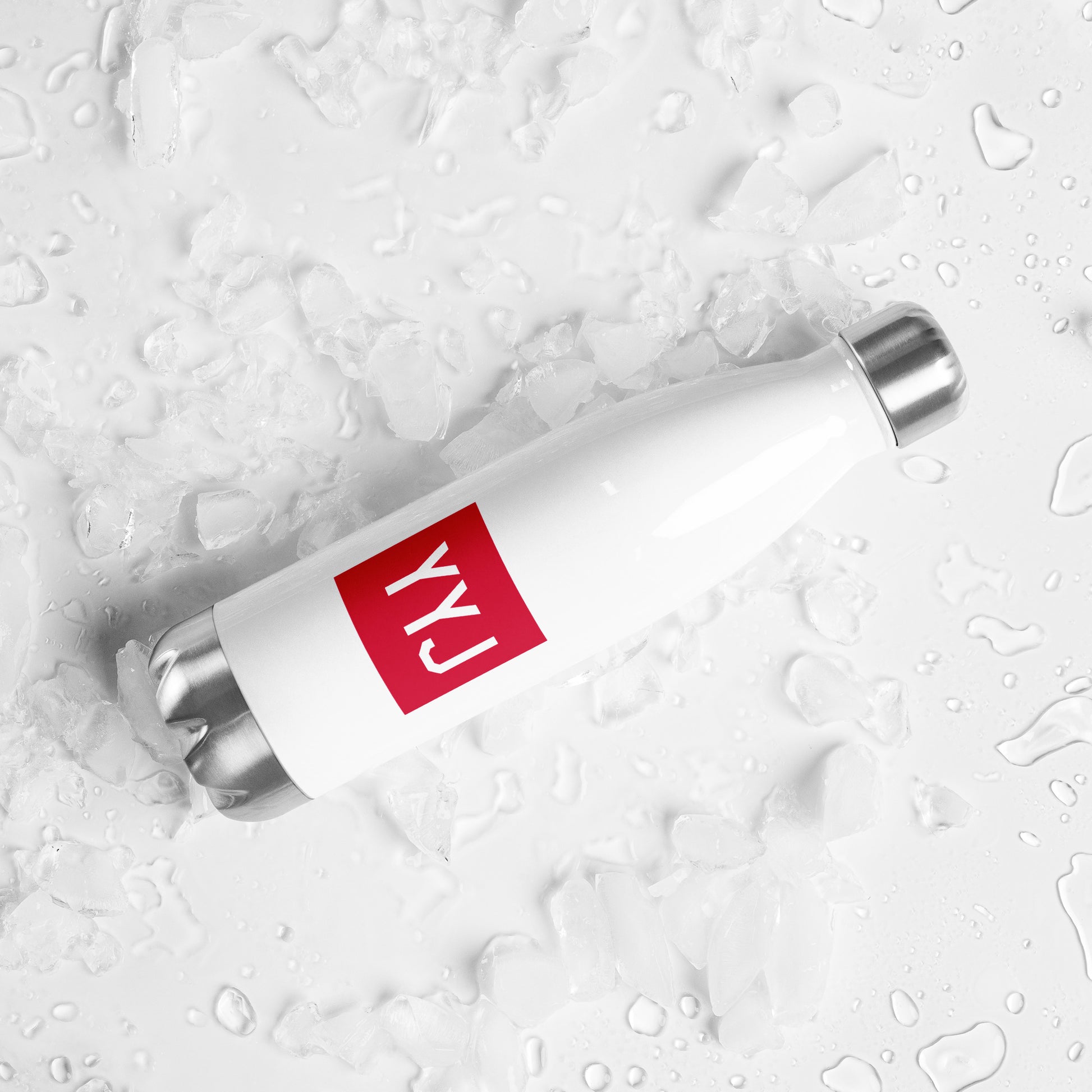 Aviator Gift Water Bottle - Crimson Graphic • YYJ Victoria • YHM Designs - Image 05