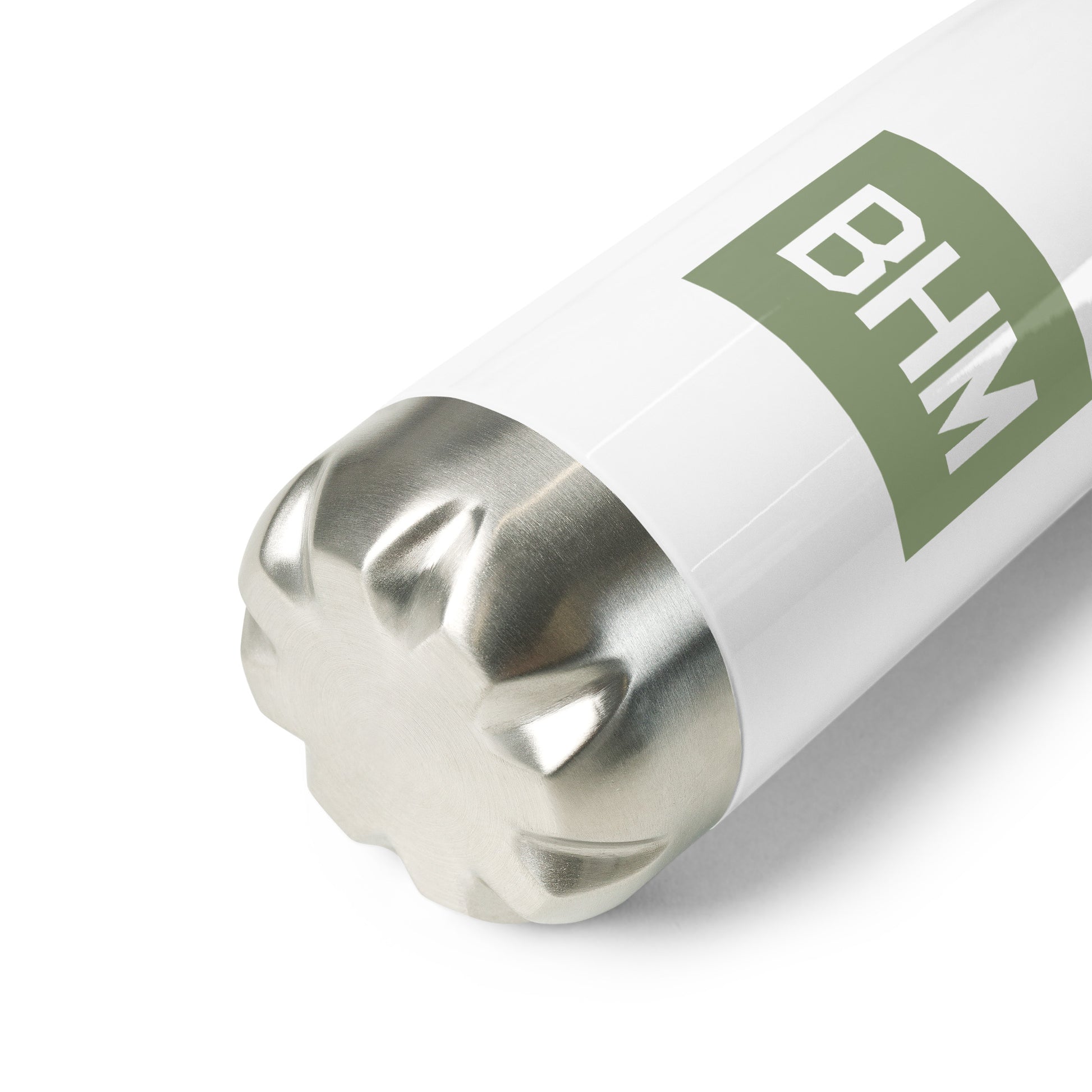 Aviation Gift Water Bottle - Camo Green • BHM Birmingham • YHM Designs - Image 03
