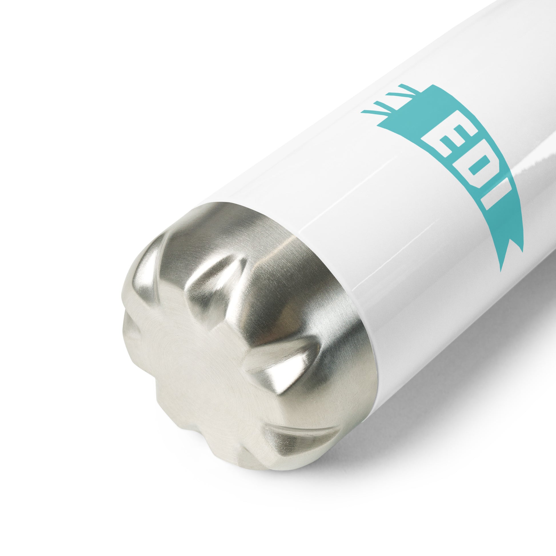 Cool Travel Gift Water Bottle - Viking Blue • EDI Edinburgh • YHM Designs - Image 03