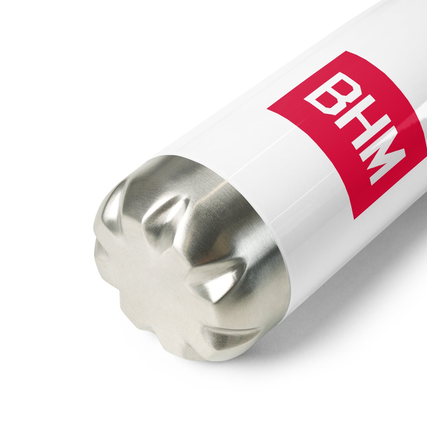 Aviator Gift Water Bottle - Crimson Graphic • BHM Birmingham • YHM Designs - Image 03