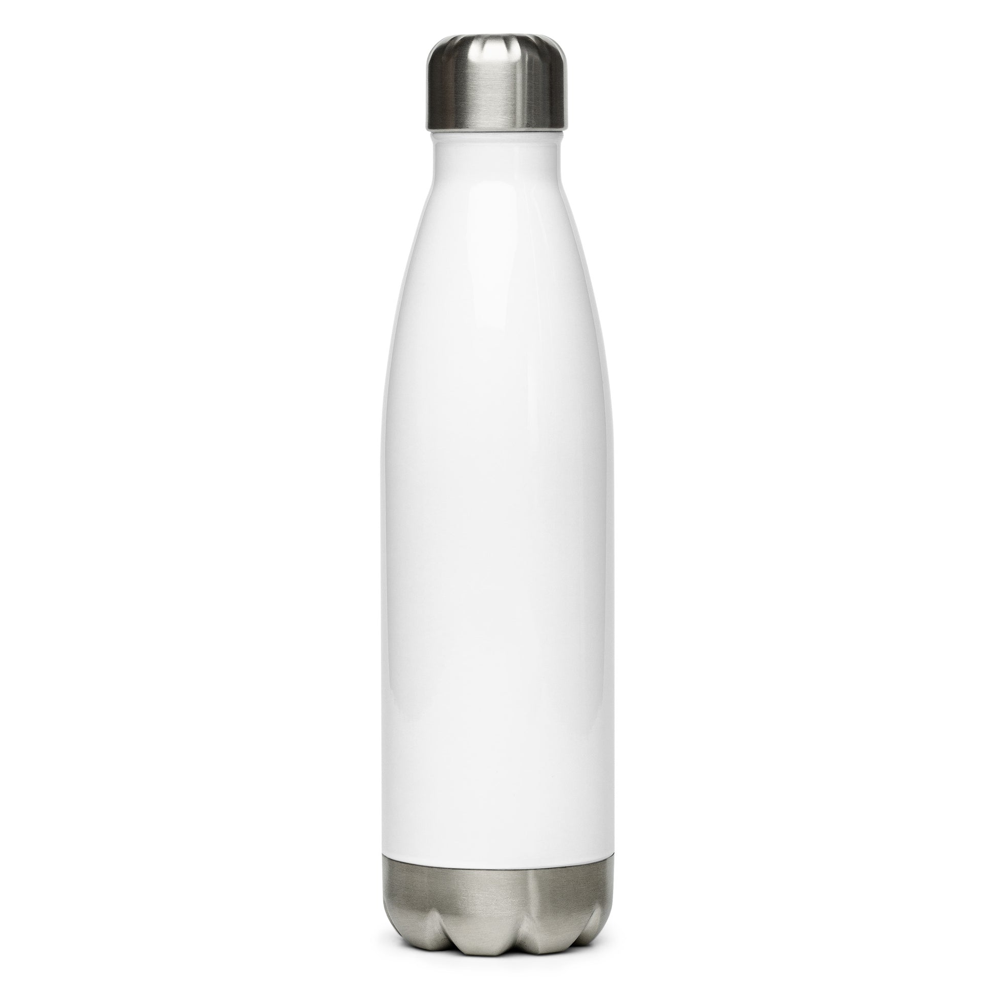 BRU Brussels Water Bottle • Split-Flap Display Lettering in Grey • YHM Designs - Image 09