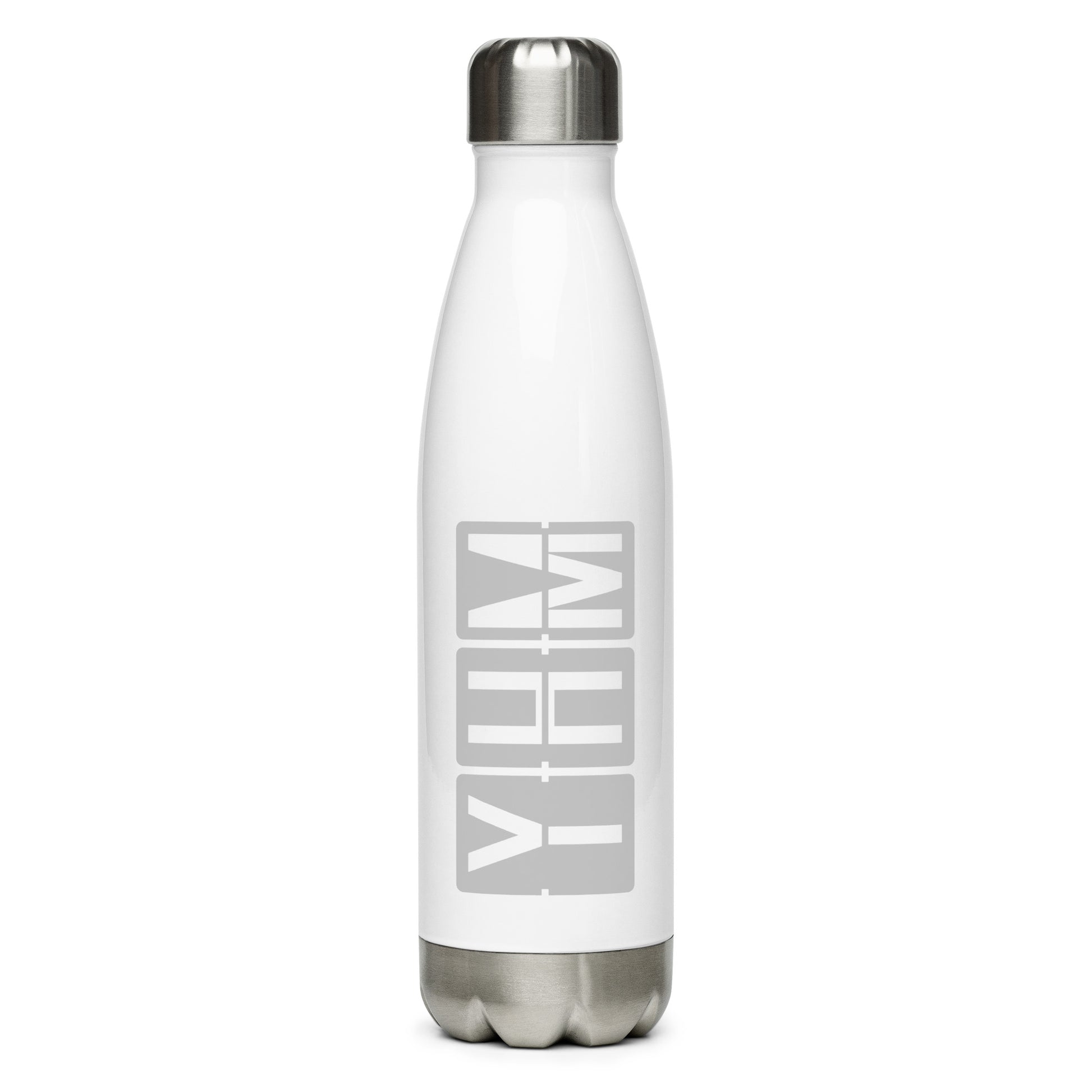 Aviation Avgeek Water Bottle - Grey • YHM Hamilton • YHM Designs - Image 01