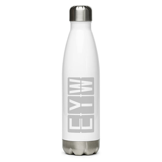 Aviation Avgeek Water Bottle - Grey • EYW Key West • YHM Designs - Image 01
