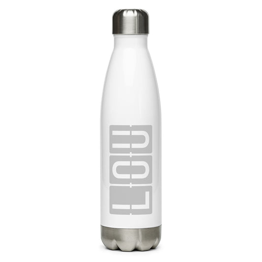 Aviation Avgeek Water Bottle - Grey • LOU Louisville • YHM Designs - Image 01