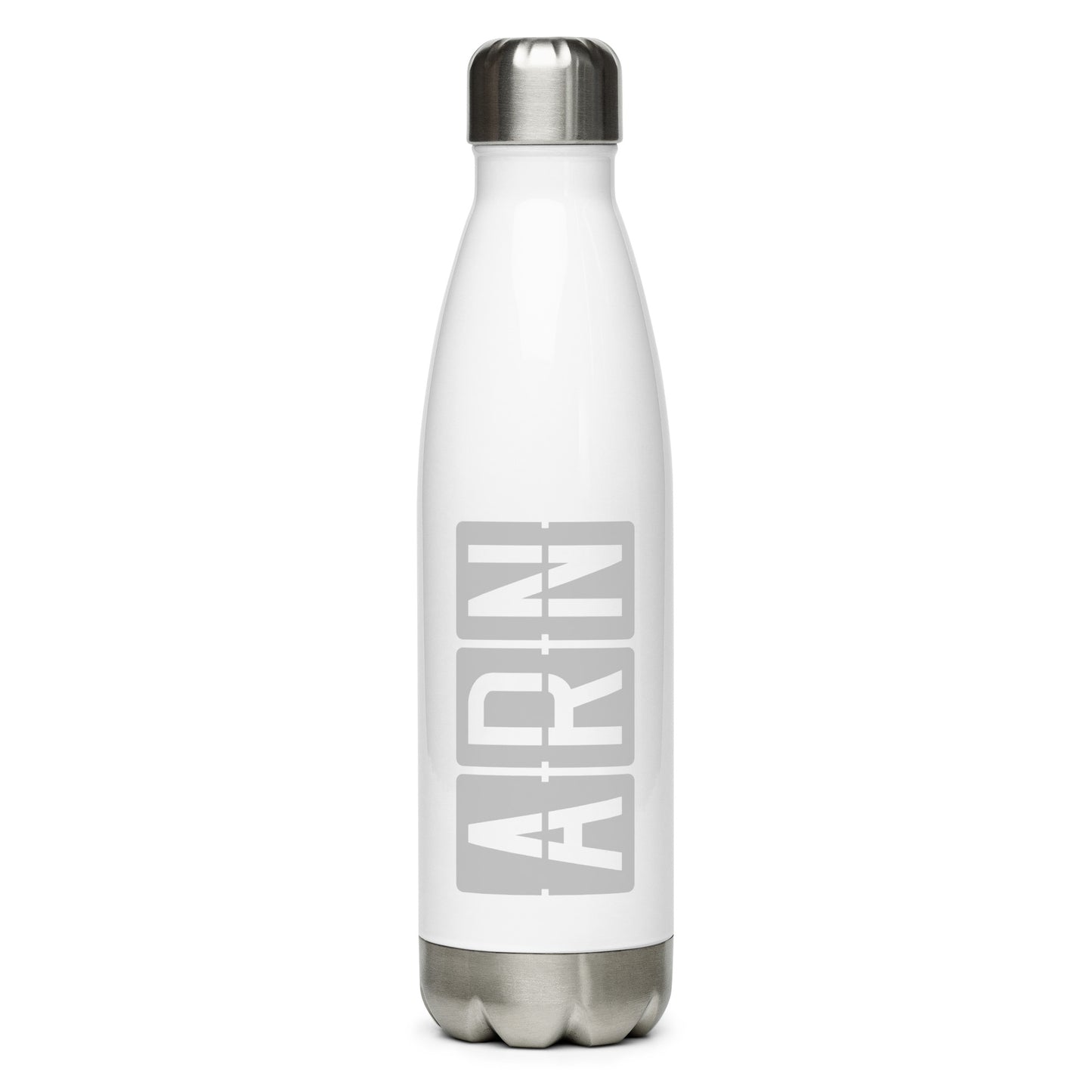 Split-Flap Water Bottle - Grey • ARN Stockholm • YHM Designs - Image 01
