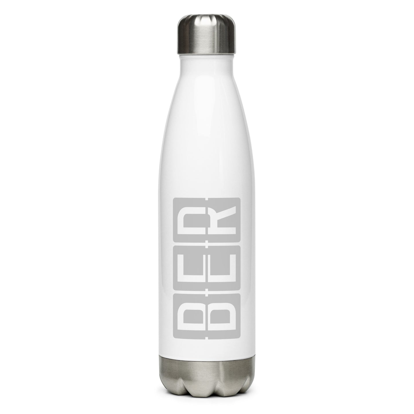 Split-Flap Water Bottle - Grey • BER Berlin • YHM Designs - Image 01