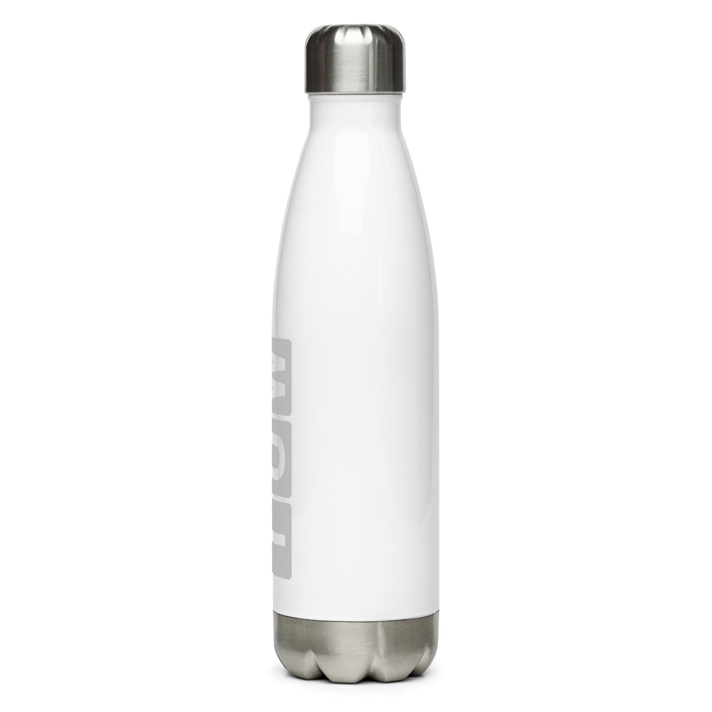 YOW Ottawa Water Bottle • Split-Flap Display Lettering in Grey • YHM Designs - Image 08