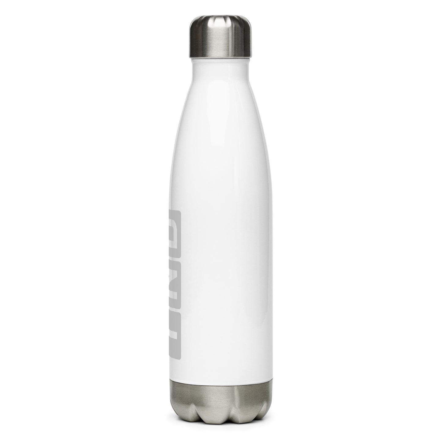 Aviation Avgeek Water Bottle - Grey • IND Indianapolis • YHM Designs - Image 08