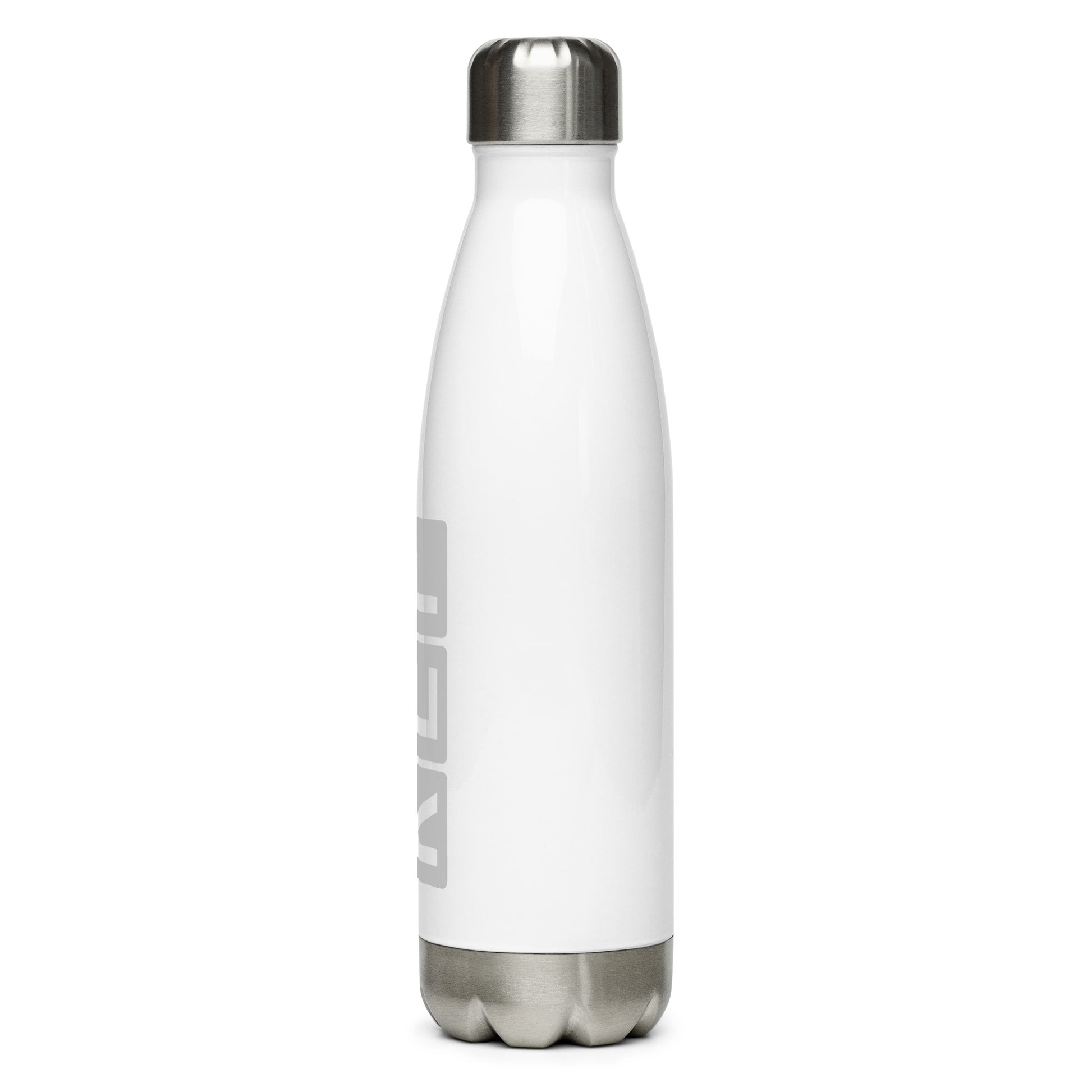 Split-Flap Water Bottle - Grey • KEF Reykjavik • YHM Designs - Image 08