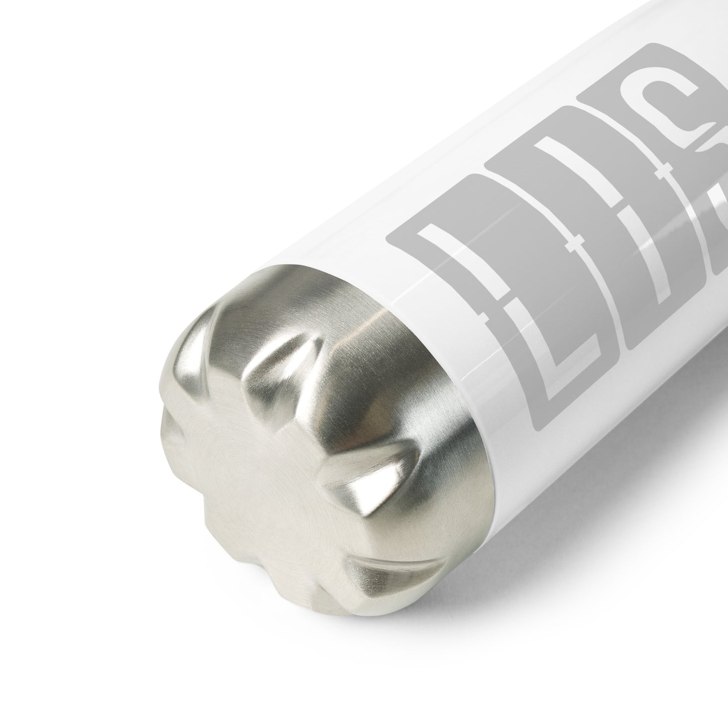 LIS Lisbon Water Bottle • Split-Flap Display Lettering in Grey • YHM Designs - Image 04
