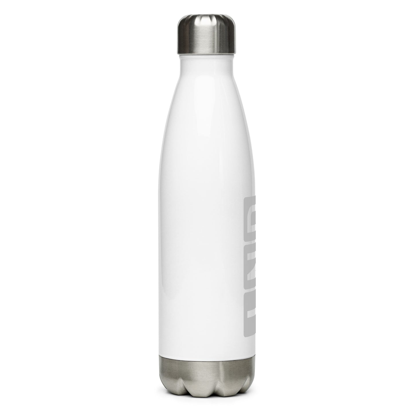 Aviation Avgeek Water Bottle - Grey • IND Indianapolis • YHM Designs - Image 07