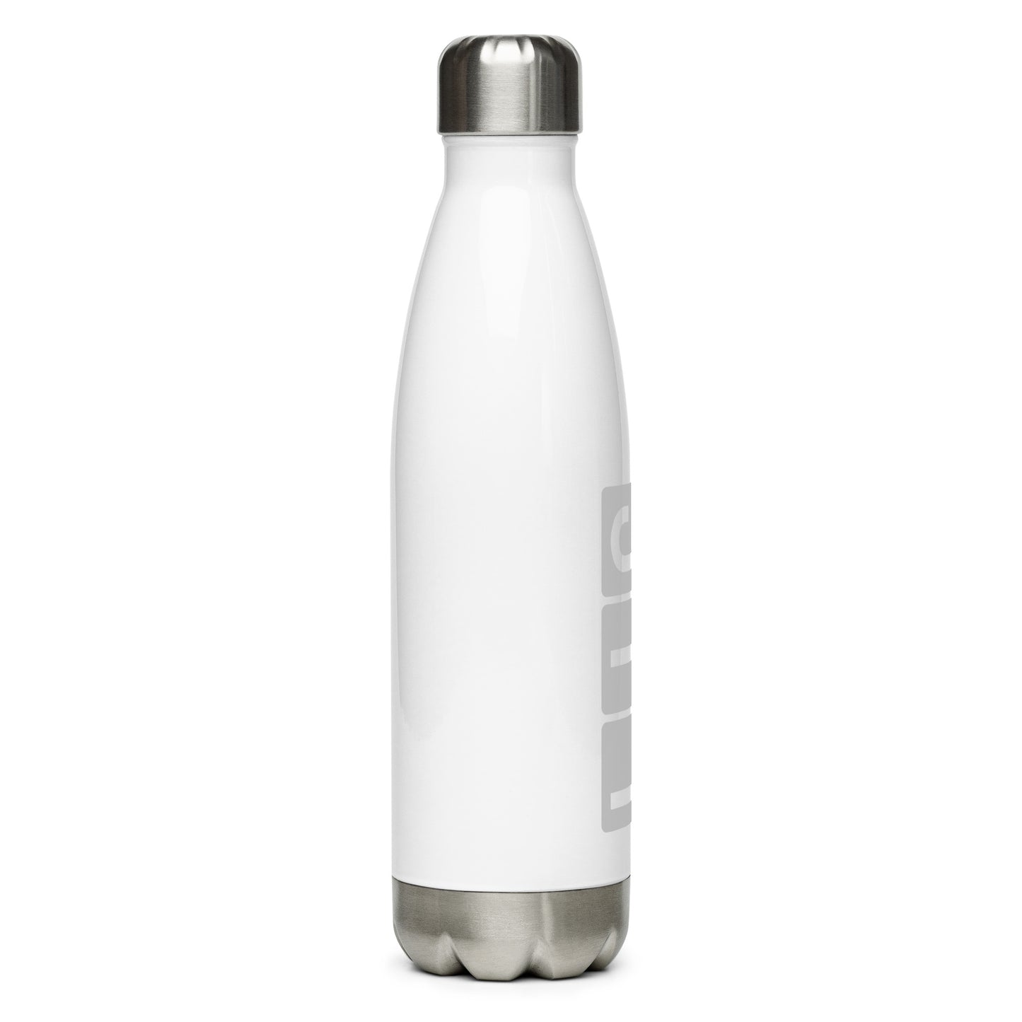 LIS Lisbon Water Bottle • Split-Flap Display Lettering in Grey • YHM Designs - Image 07