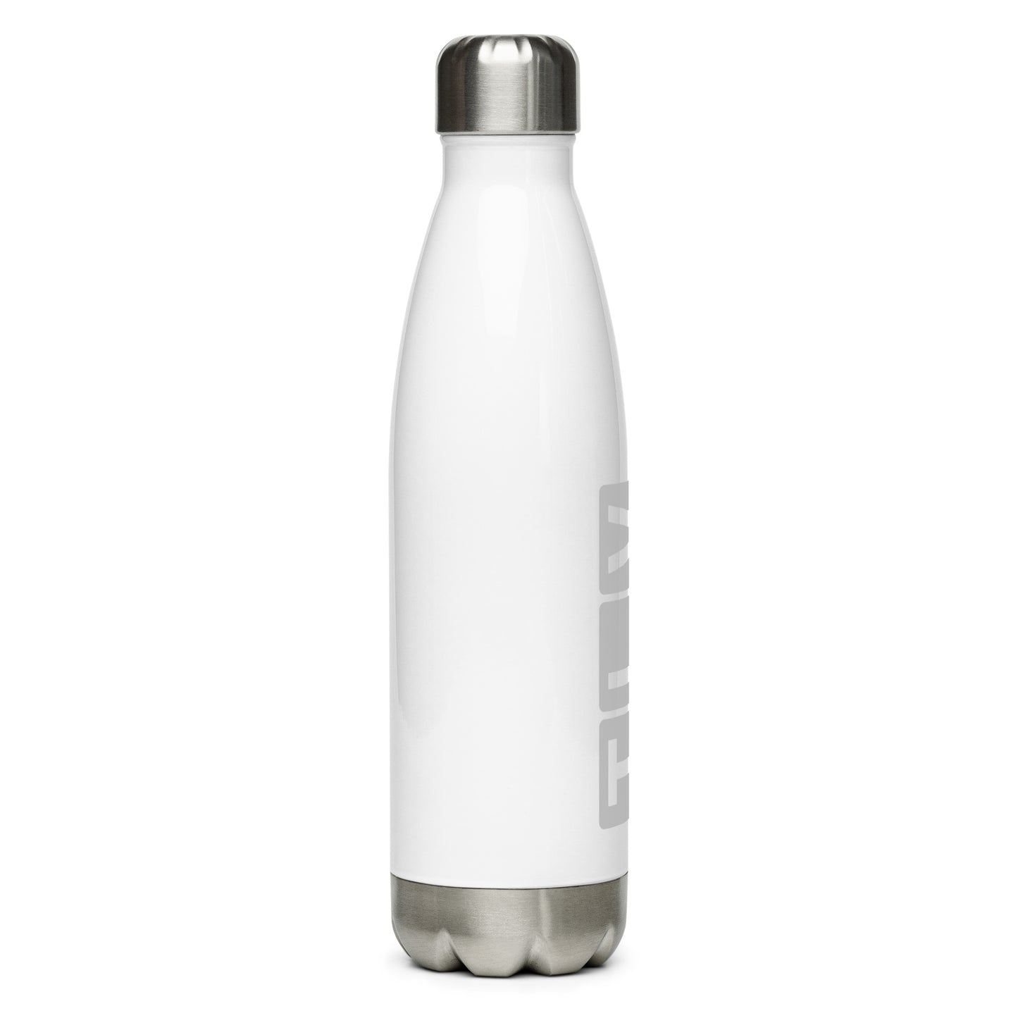 Aviation Avgeek Water Bottle - Grey • TLV Tel Aviv • YHM Designs - Image 07