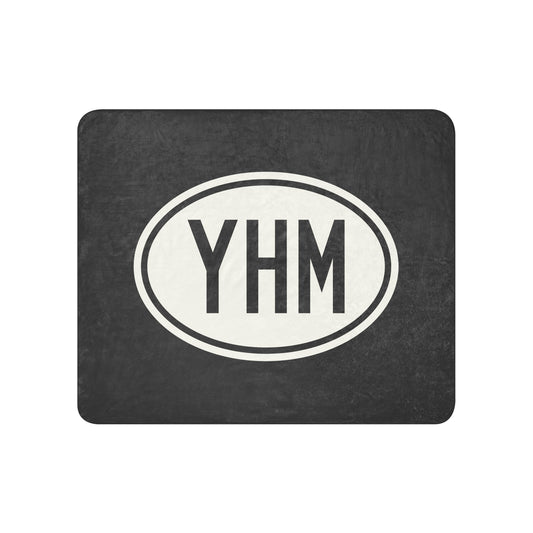 Oval Car Sticker Sherpa Blanket • YHM Hamilton • YHM Designs - Image 01