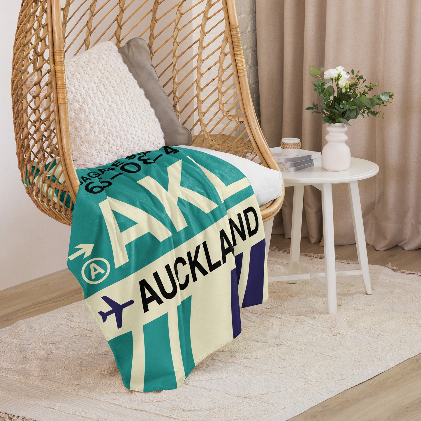 Travel Gift Sherpa Blanket • AKL Auckland • YHM Designs - Image 07