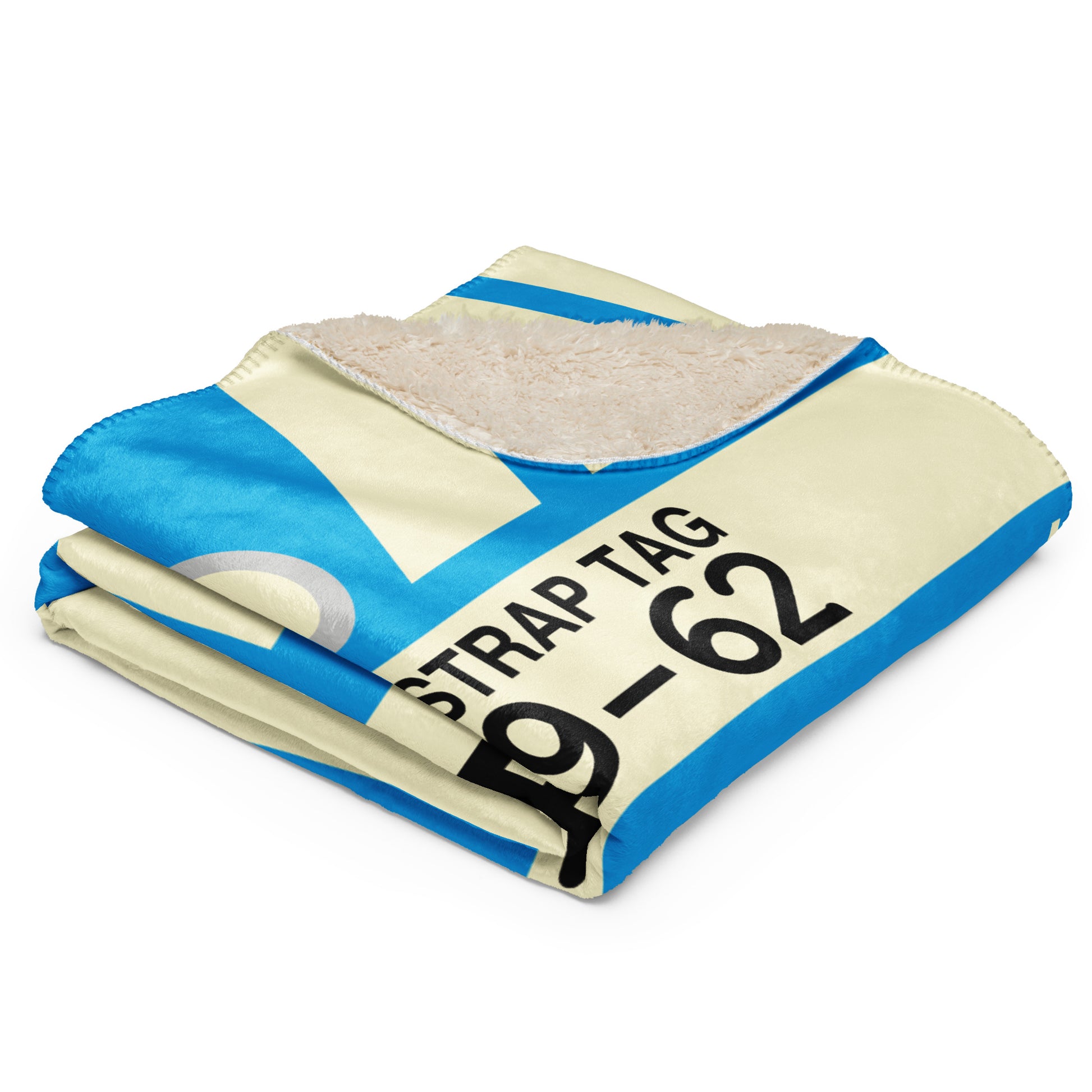 Travel Gift Sherpa Blanket • AMS Amsterdam • YHM Designs - Image 03
